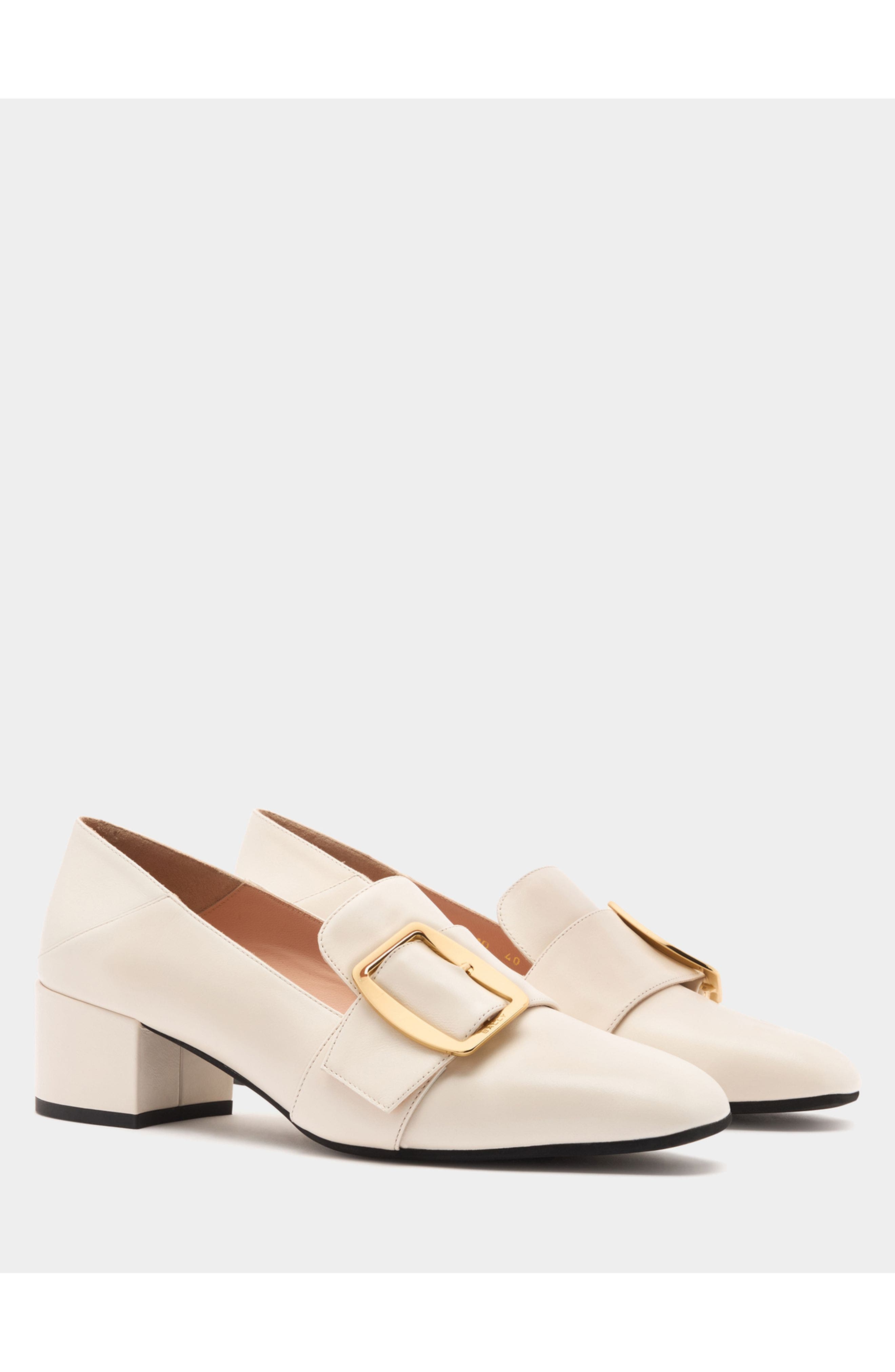 Bally Boucle Pump, Alternate, color, White