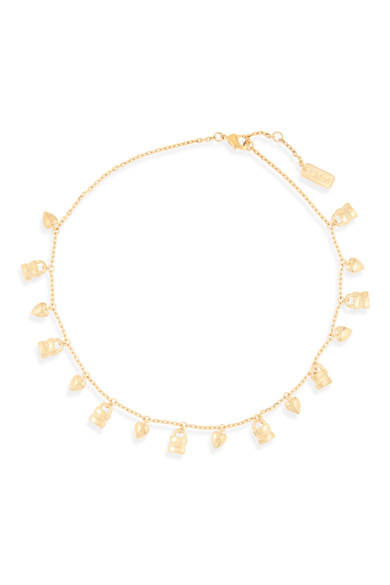 Charm Necklace, Main, color, VINTAGE GOLD