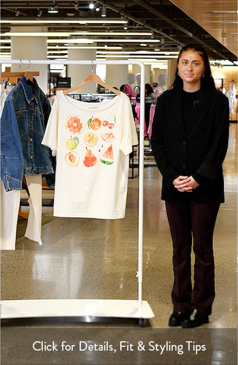 Fruit Watercolor Graphic T-Shirt, sales video thumbnail