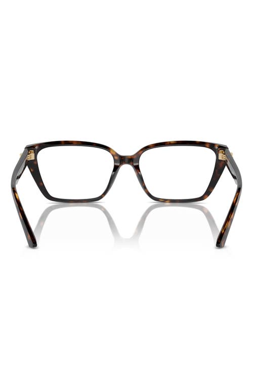Jimmy Choo 55mm Cat Eye Optical Glasses In Brown