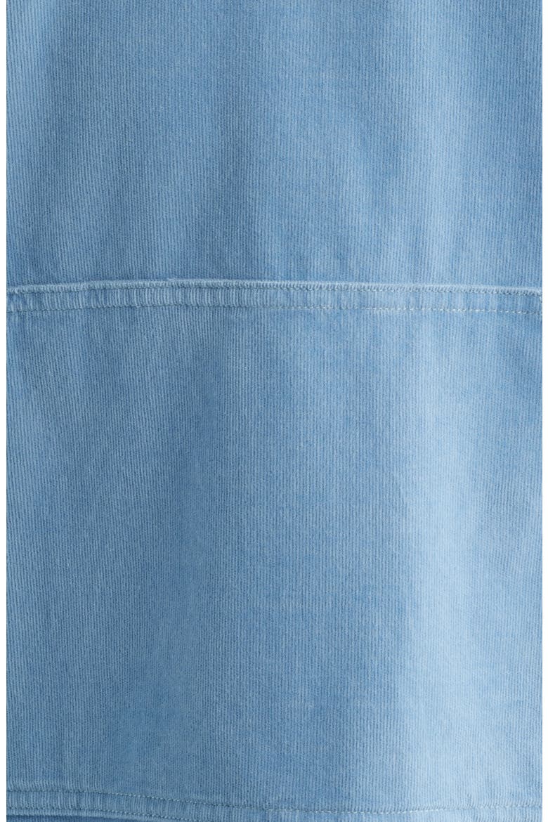 Dorn Washed Stretch Corduroy Henley Hoodie, Alternate, color, MALIBLU