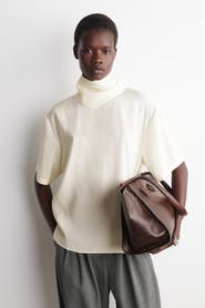 COS Draped Scarf-Detail Top