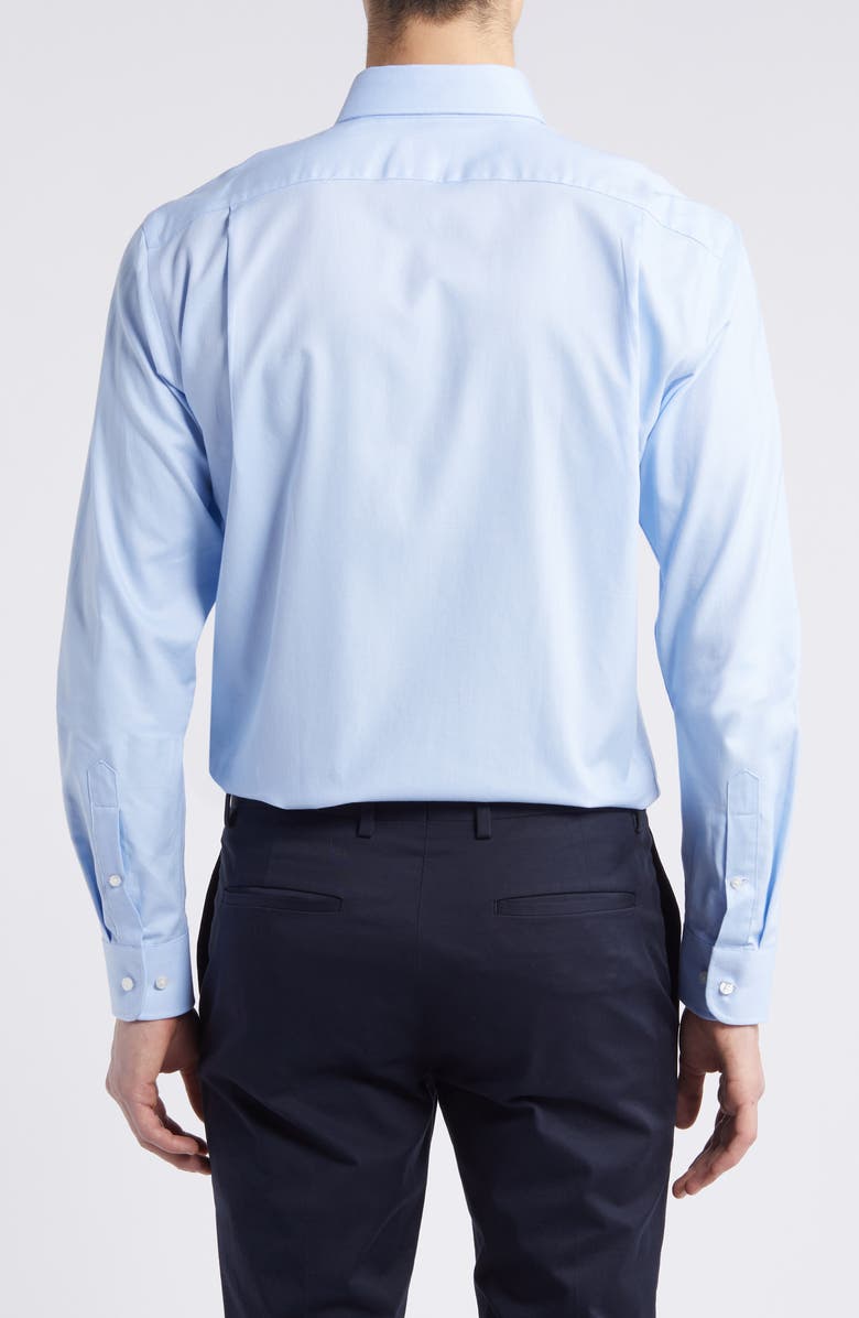 Nordstrom Trim Fit Royal Oxford Solid Dress Shirt, Alternate, color, Blue- White Royal Oxford