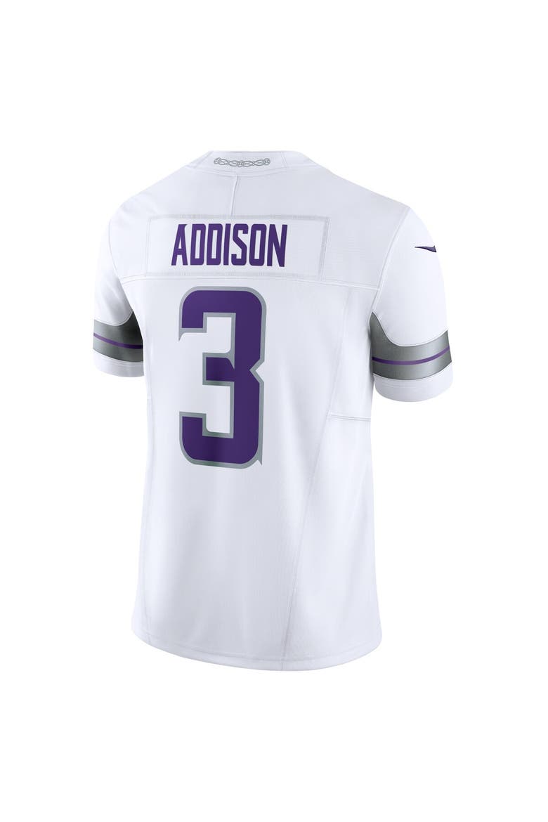 Men's Nike Jordan Addison White Minnesota Vikings Alternate Vapor F.U.S.E. Limited Jersey, Alternate, color, White