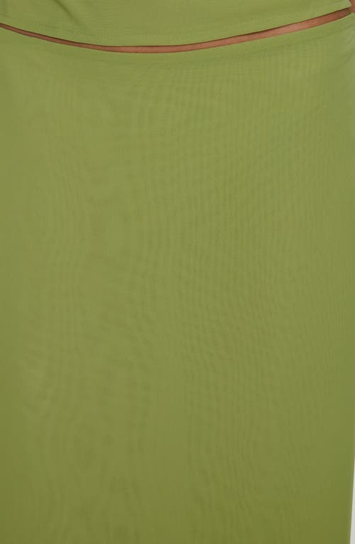 Princess Polly Eleganza Maxi Skirt In Green