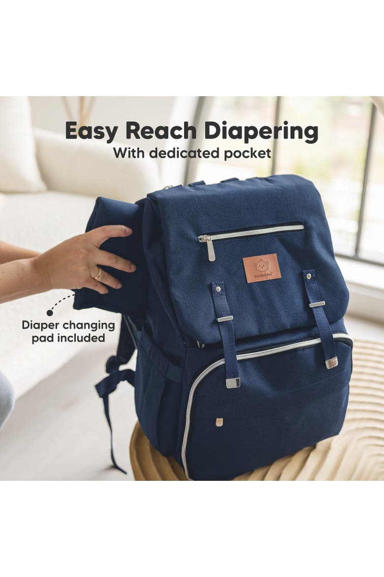 Explorer Diaper Bag, Alternate, color, Navy Blue