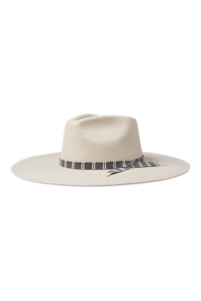 Leigh Wool Felt Fedora, Main, color, DOVE