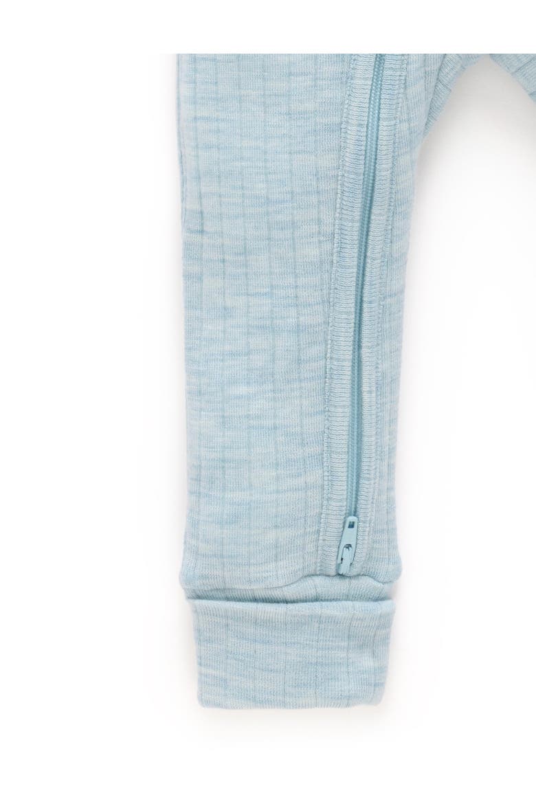 Baby Boy's Merino Coverall, Alternate, color, Moonstone Melange