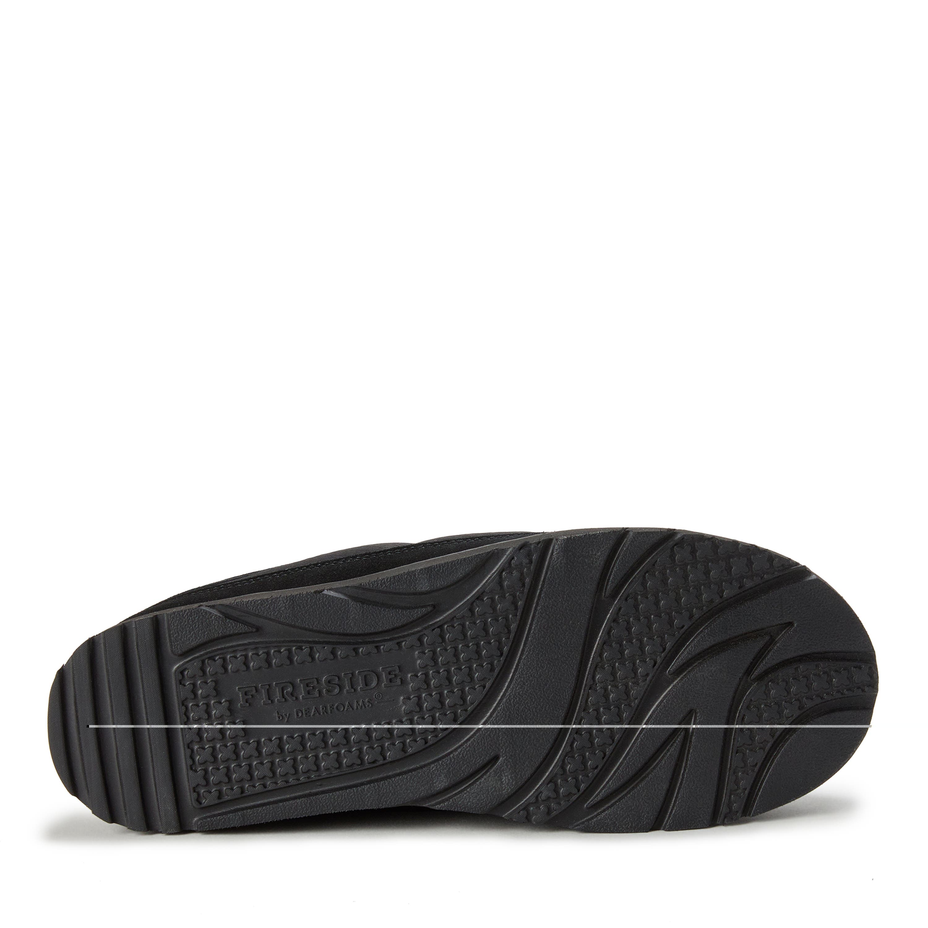 Dearfoams Fireside Grafton Sport Nylon Puff Water Repellent Clog, Alternate, color, Black