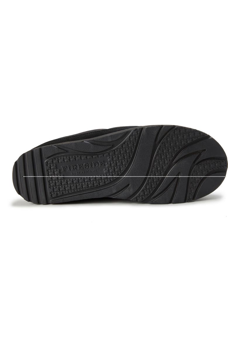 Dearfoams Fireside Grafton Sport Nylon Puff Water Repellent Clog, Alternate, color, Black