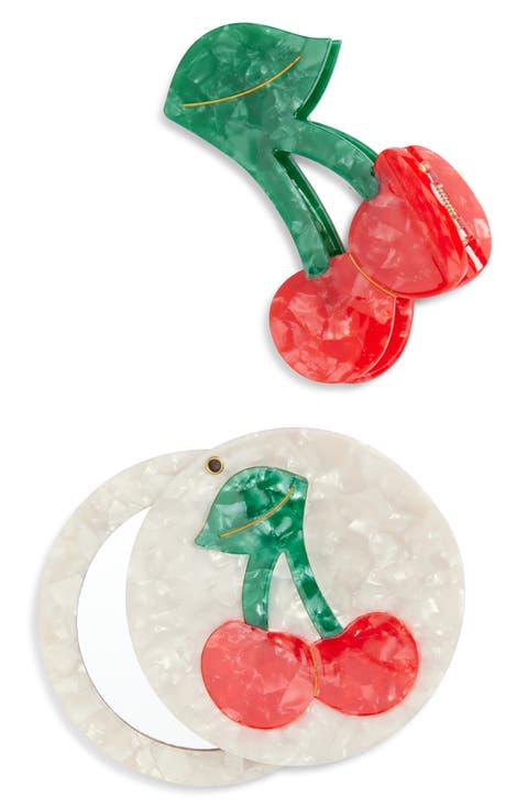 Cherry Jaw Clip & Mirror Set (Nordstrom Exclusive)