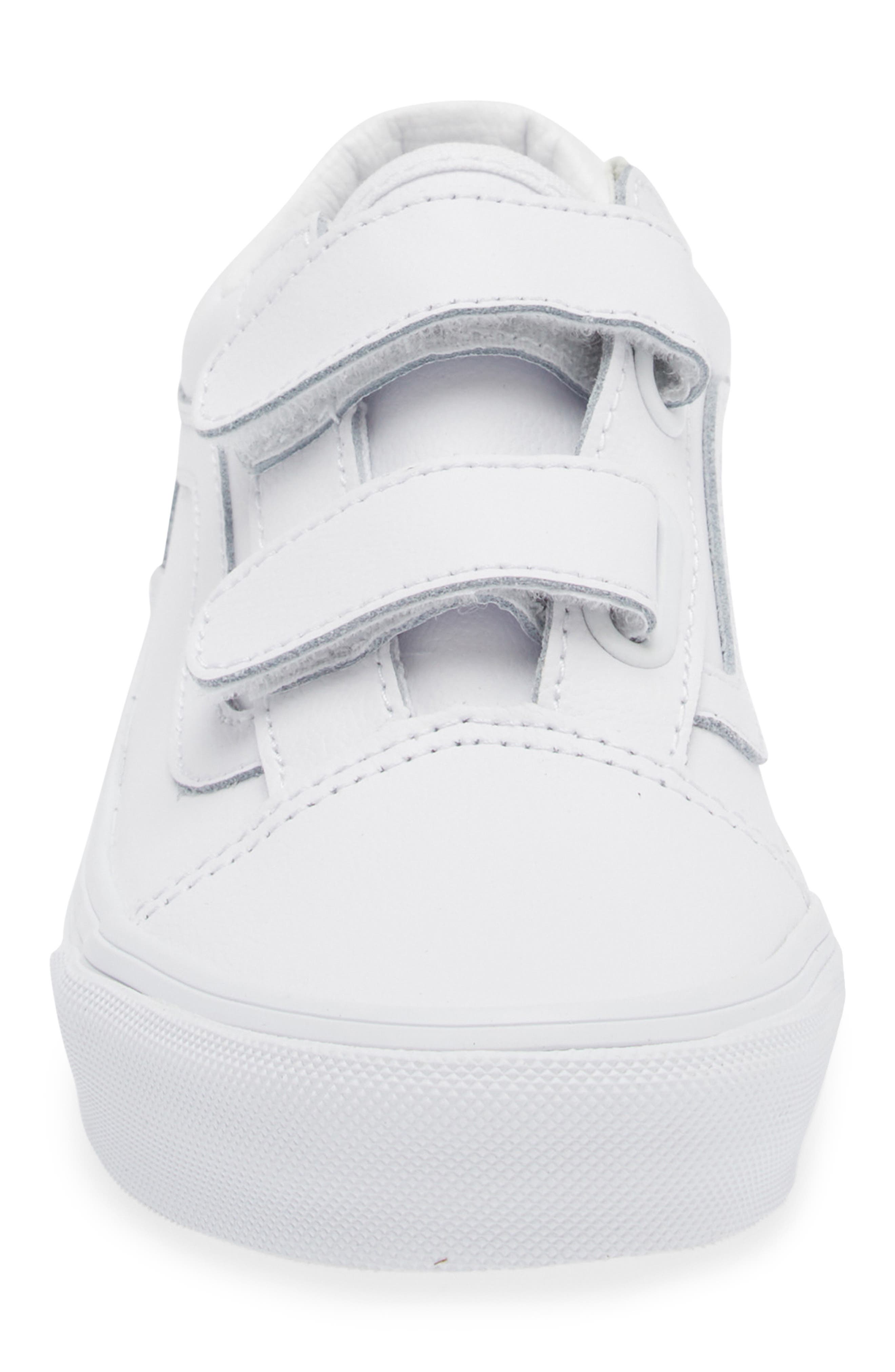 Vans Old Skool Sneaker, Alternate, color, Classic Tumble White Mono