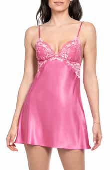 In Bloom by Jonquil Annalee Lace Cup Satin Chemise