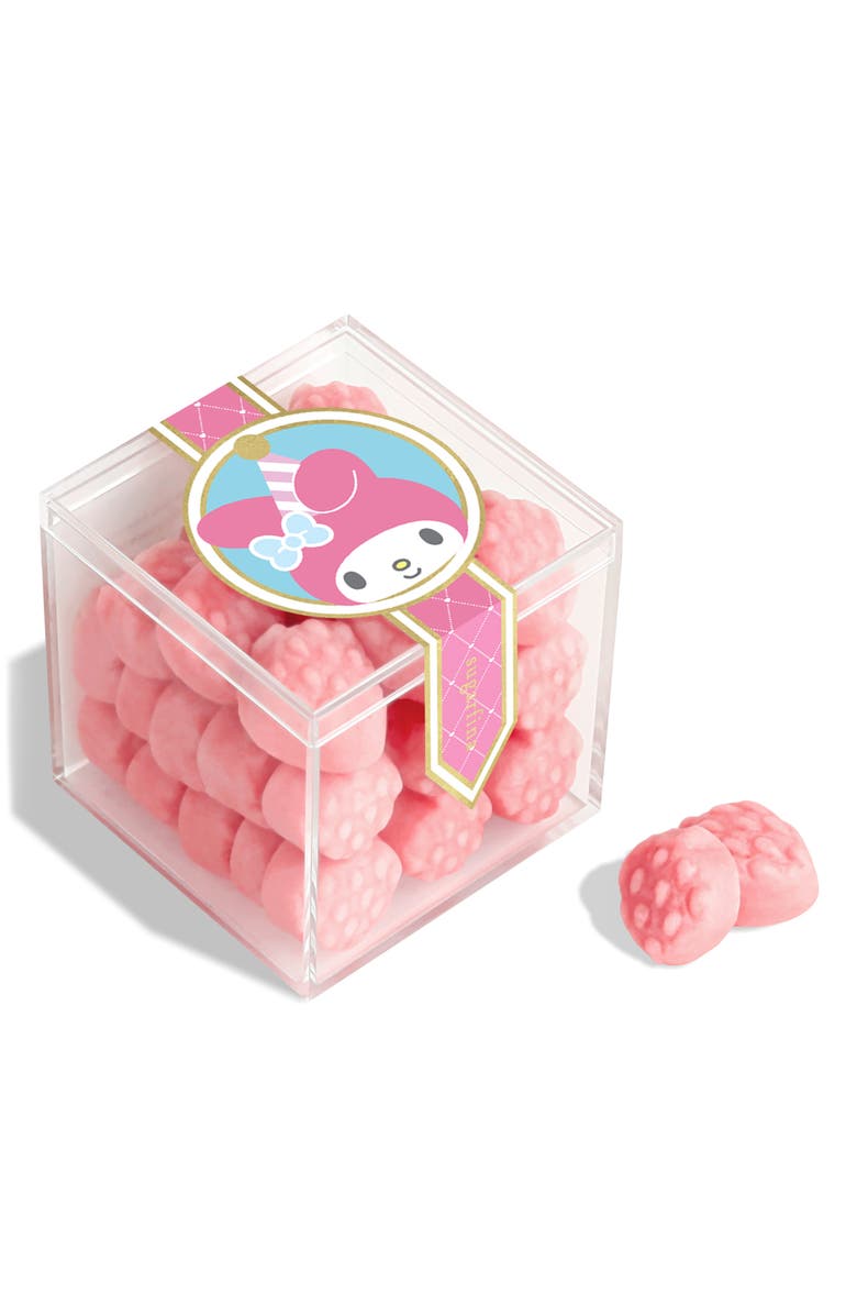 sugarfina Hello Kitty<sup>®</sup> My Melody Sweet Strawberries Gummies Set of 4 Candy Cubes, Alternate, color, 