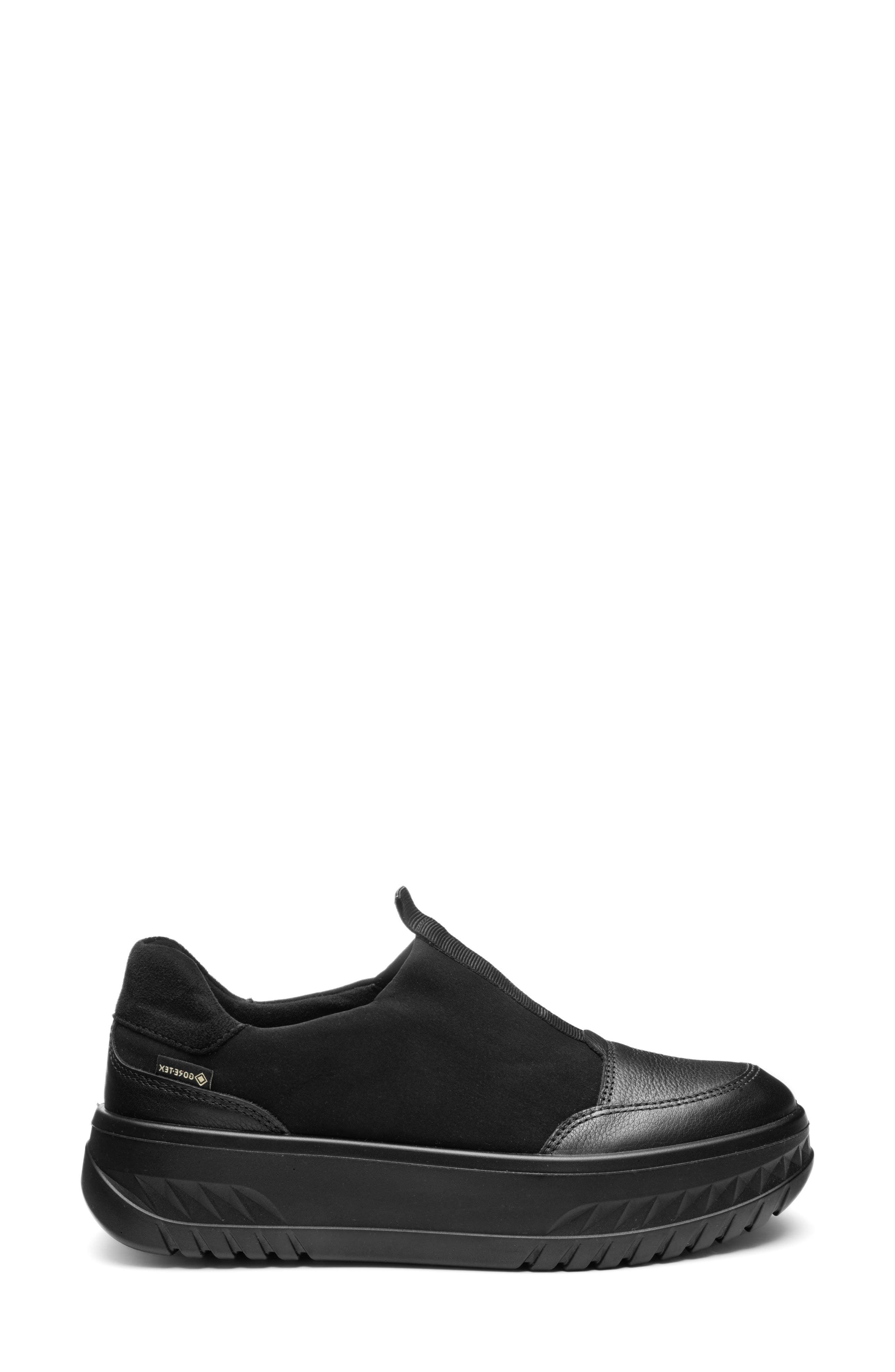 Mimosa Gore-Tex Waterproof Slip On Sneaker, Alternate, color, BLACK HYDRO