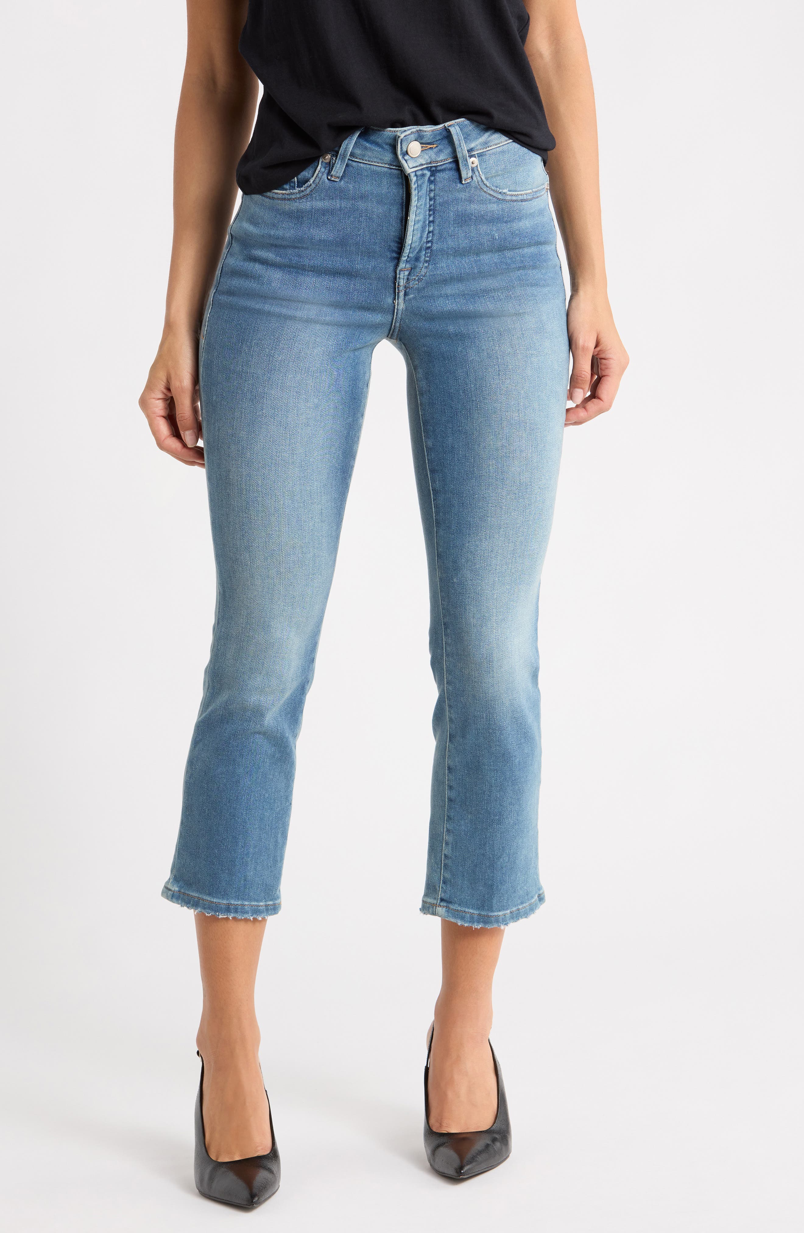 Soft-Tech Straight Leg Jeans