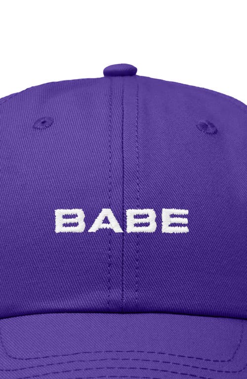 DALIX DALIX BABE EMBROIDERED CAP
