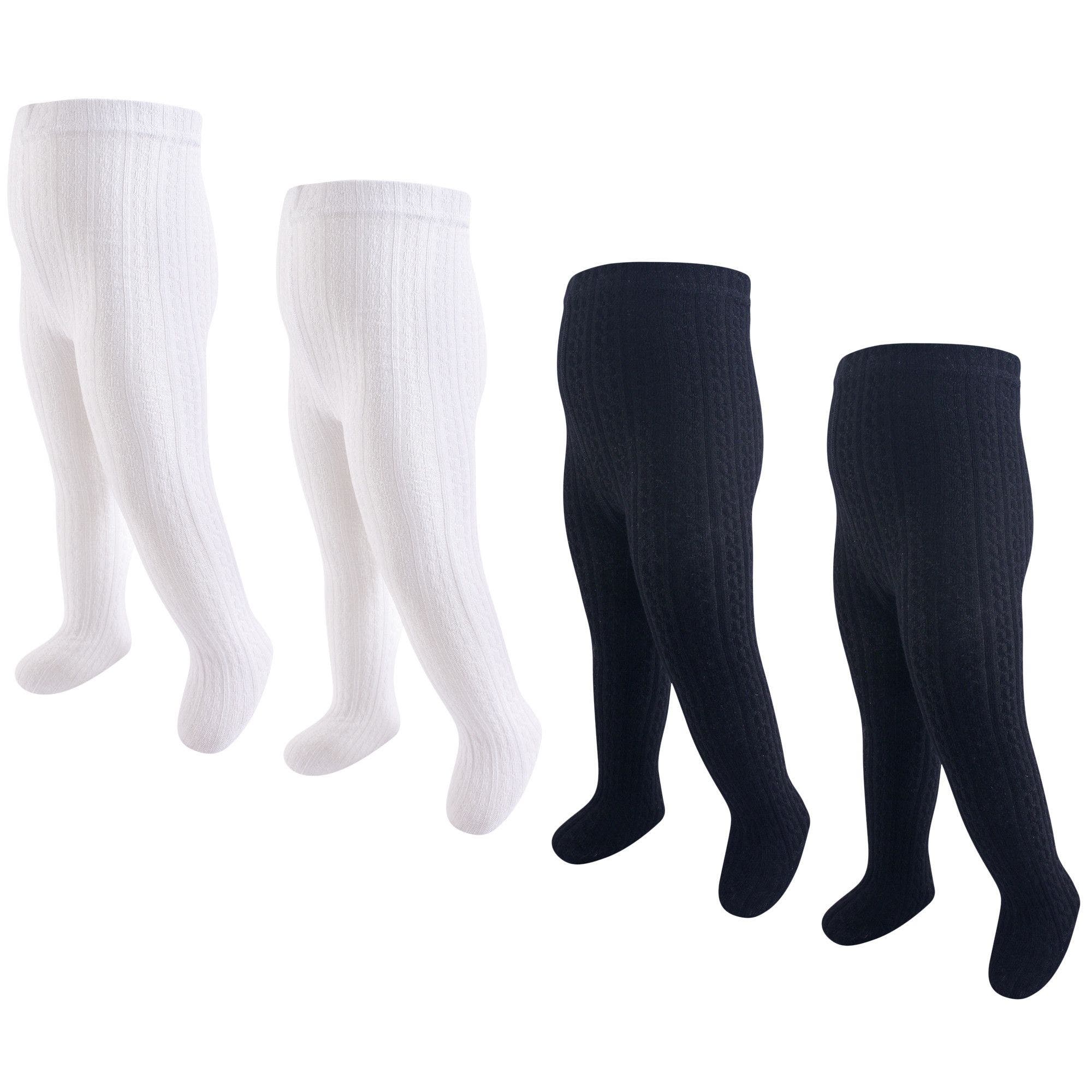 Black White Cableknit