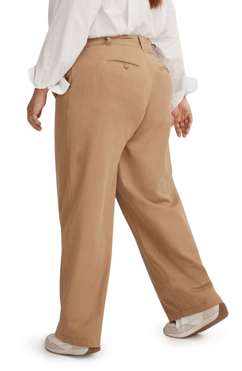 Madewell Harlow Wide Leg Pants, Alternate, color, Seed Khaki