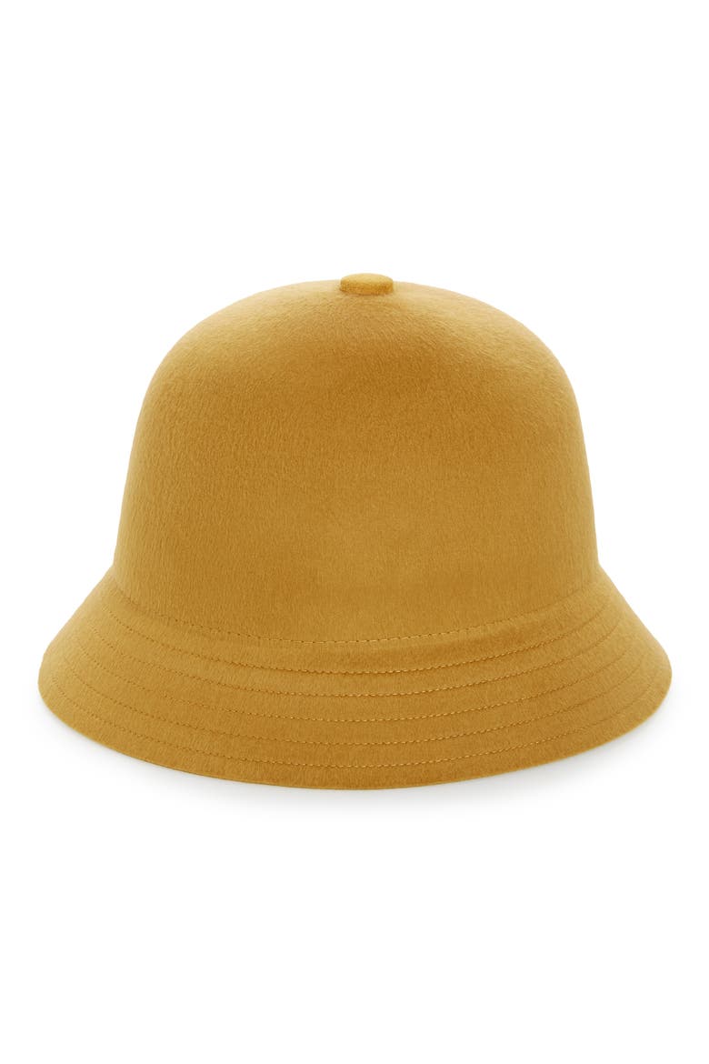 Essex Felt Bucket Hat, Main, color, MAIZE
