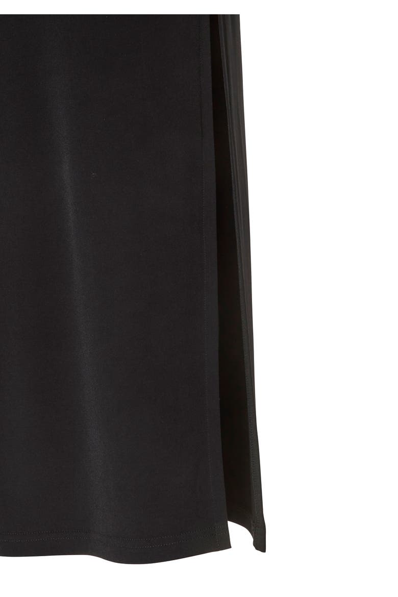 Boat Neck Fitted Maxi Dress, Alternate, color, Black