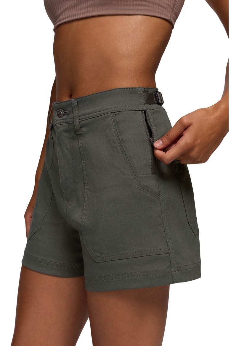 Stretch Zion Cargo Shorts, Alternate, color, SPRUCE