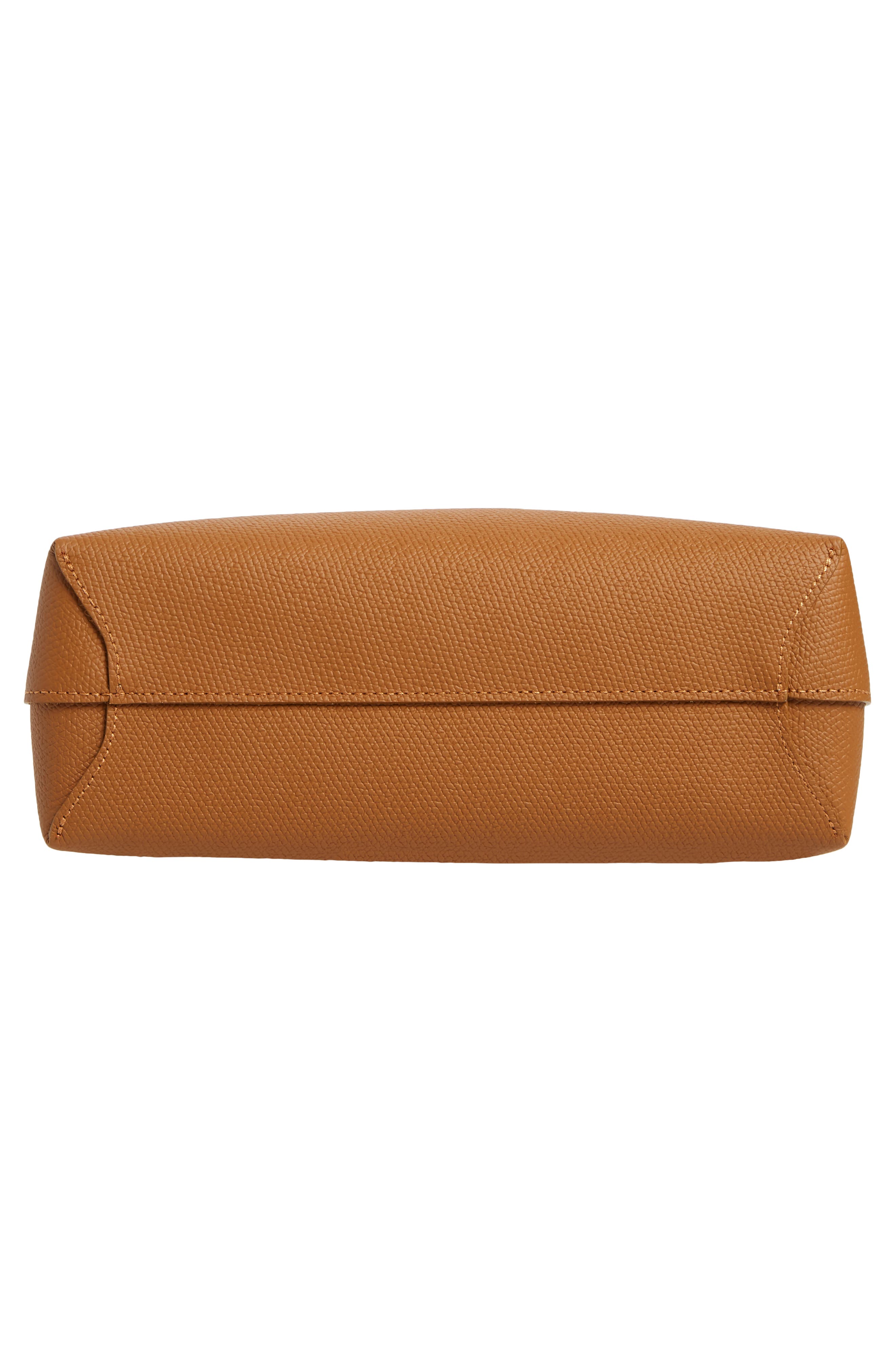 Roseau Essential Leather Hobo, Alternate, color, NATURAL