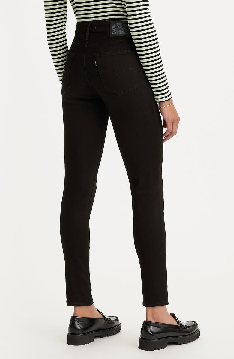 Levi's<sup>®</sup> 721 High Waist Ankle Skinny Jeans, Alternate, color, Soft Black