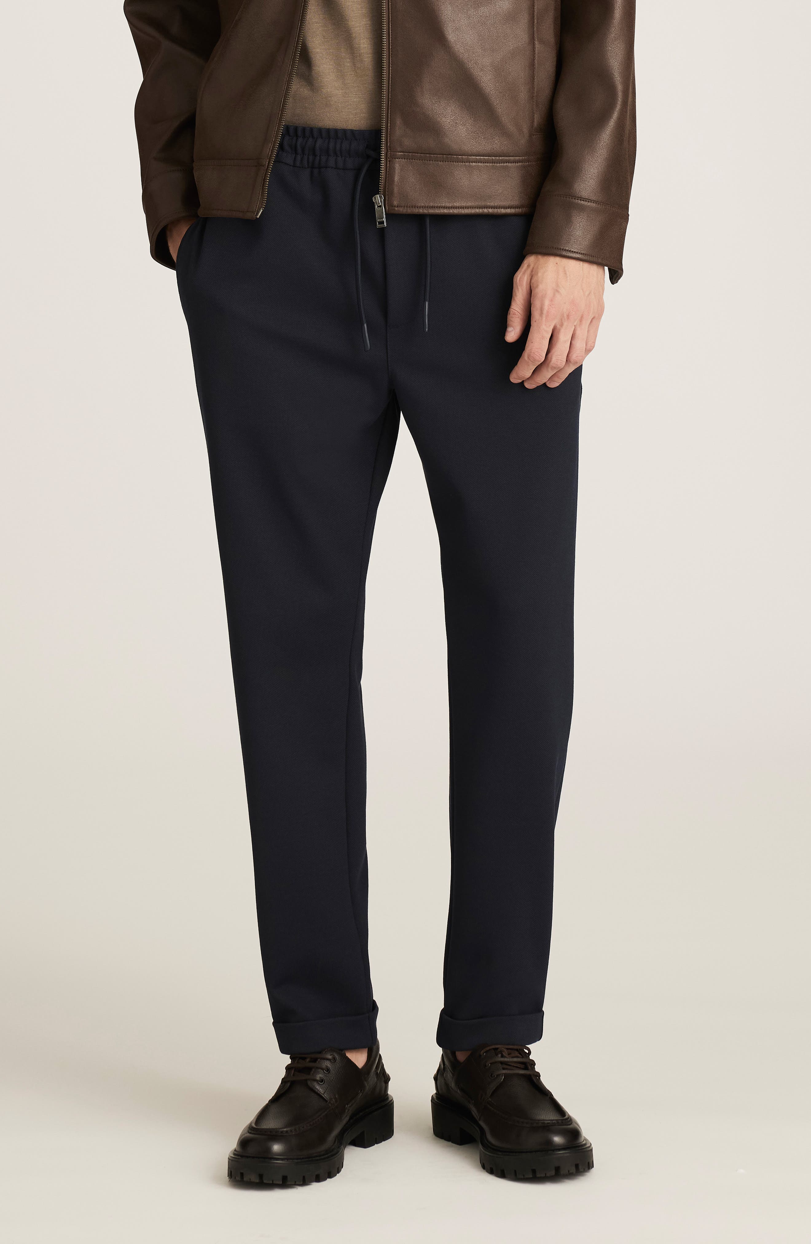 Drawstring Jersey Pants