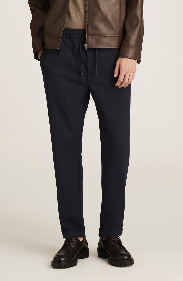 Mavi Jeans Drawstring Jersey Pants, Main, color, Baritone Blue