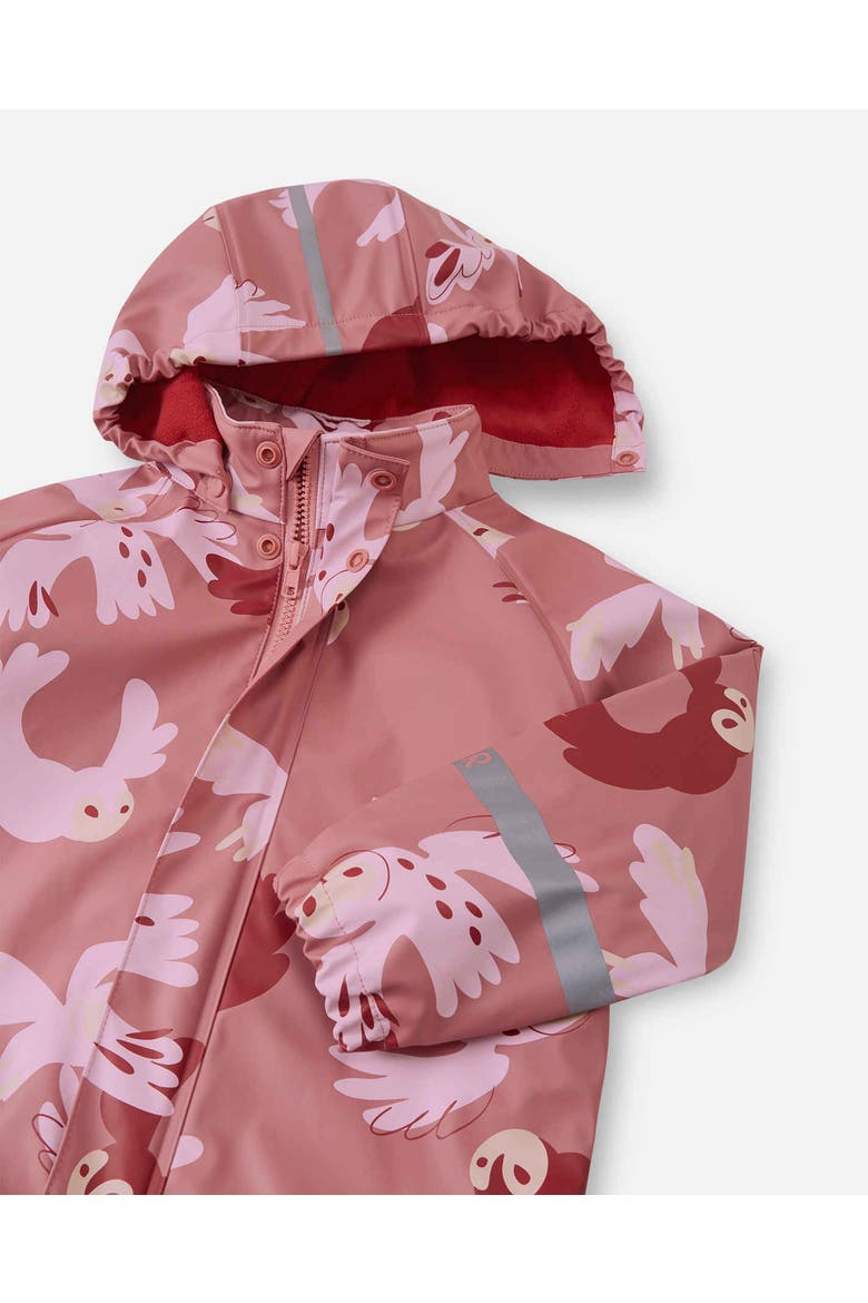 Koski Raincoat, Alternate, color, Rose blush