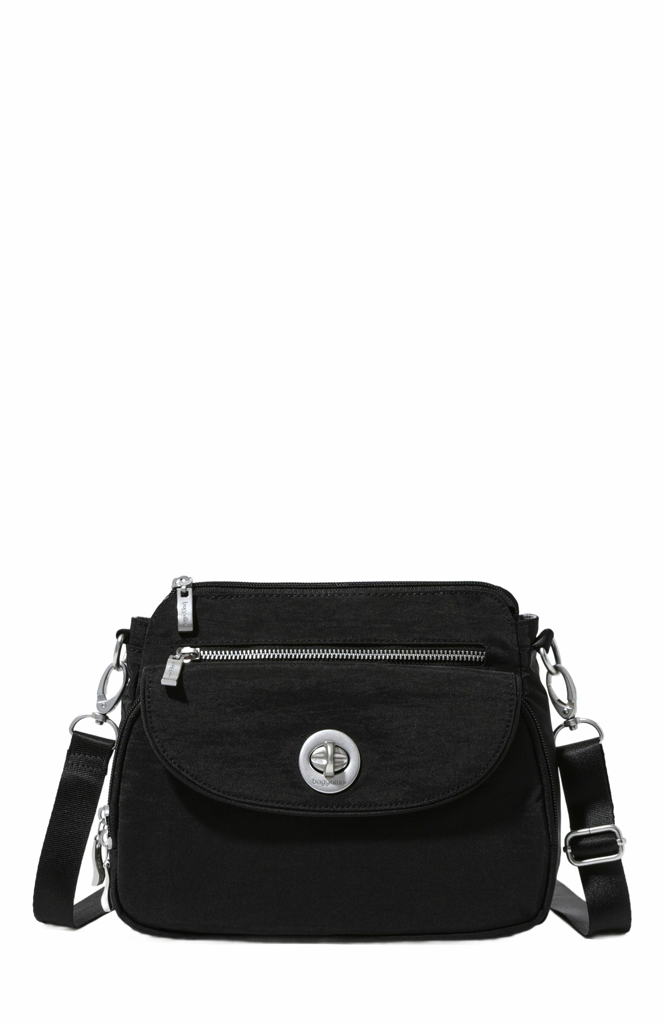 BAGGALLINI Calais Crossbody Bag, Main, color, Black