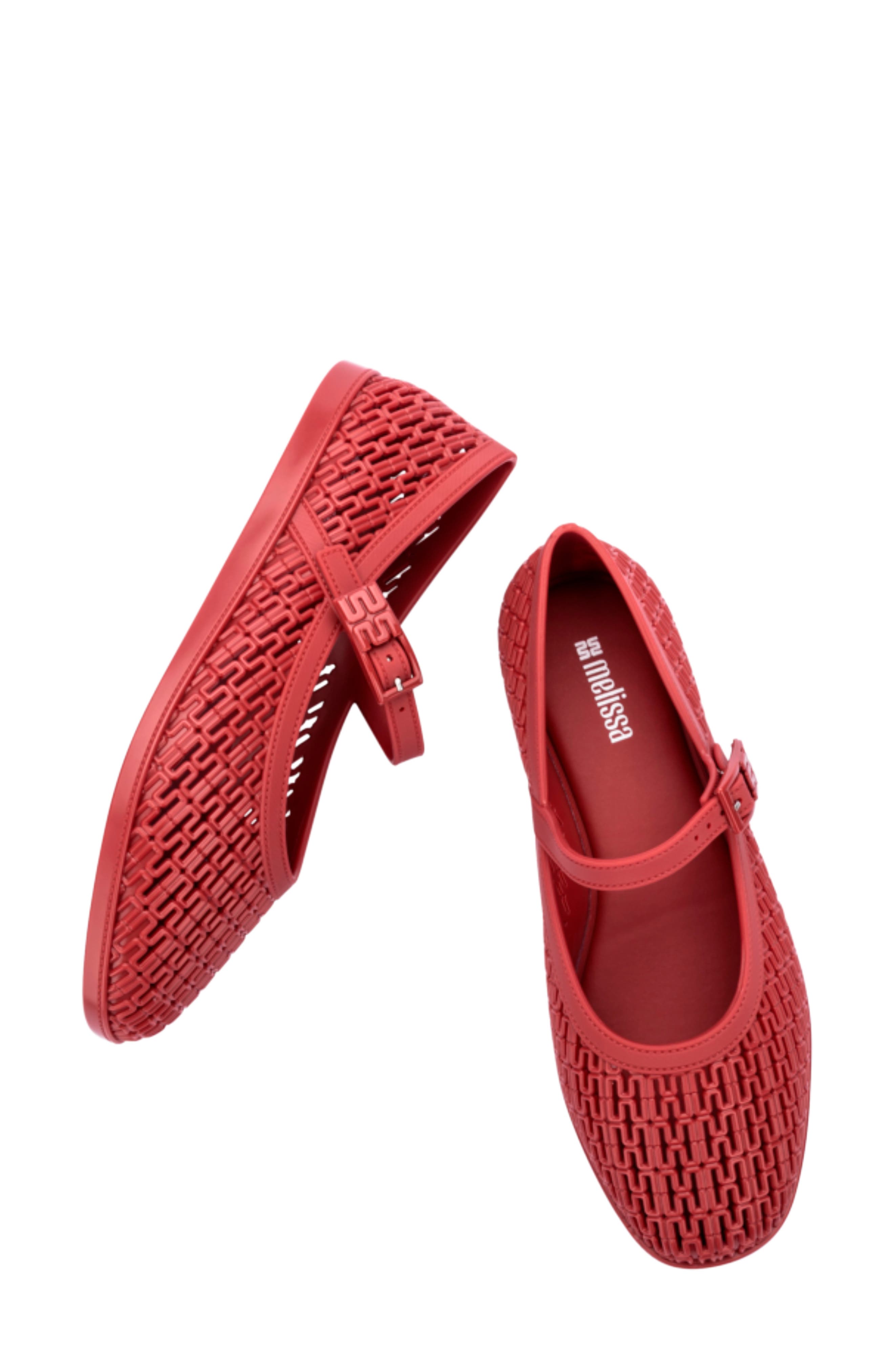 Harper Mary Jane Jelly Flat, Alternate, color, RED