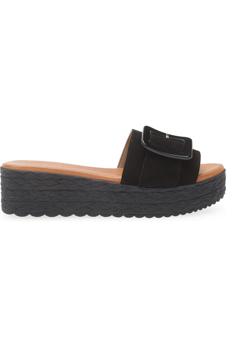 Cordani Beckett Platform Sandal, Alternate, color, Black Suede