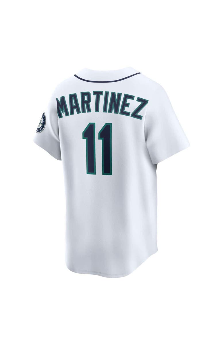 Nike Men's Nike Edgar Martinez White Seattle Mariners Throwback Cooperstown Collection Limited Jersey, Alternate, color,