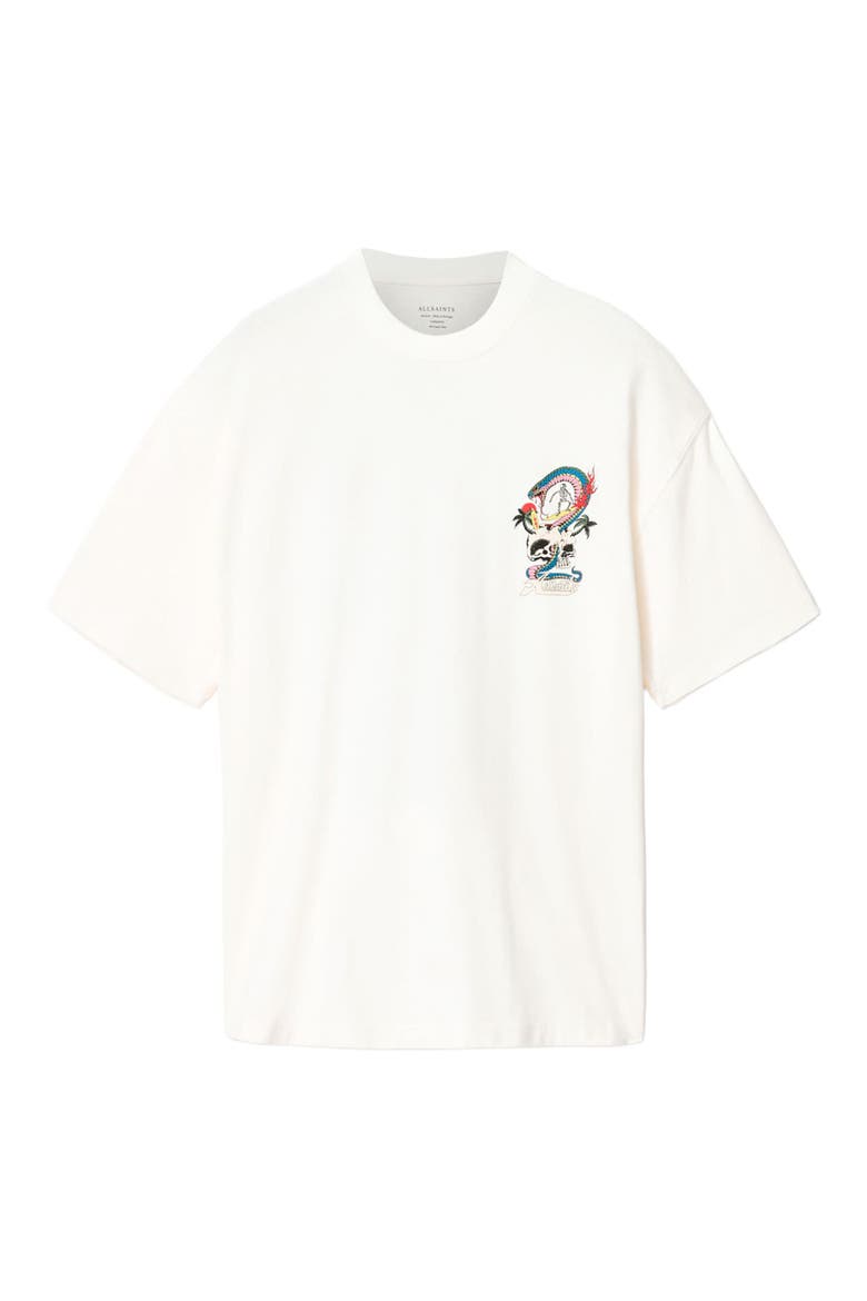Snakepit Crewneck Graphic T-shirt, Alternate, color, CHALK WHITE