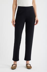 Caslon® Pull-On Stretch Ponte Skinny Ankle Pants