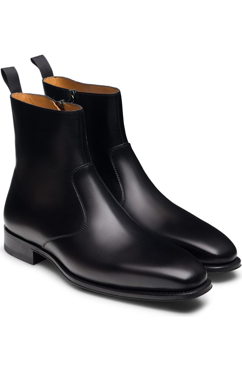 Magnanni Logan Zip Boot, Main, color, Black