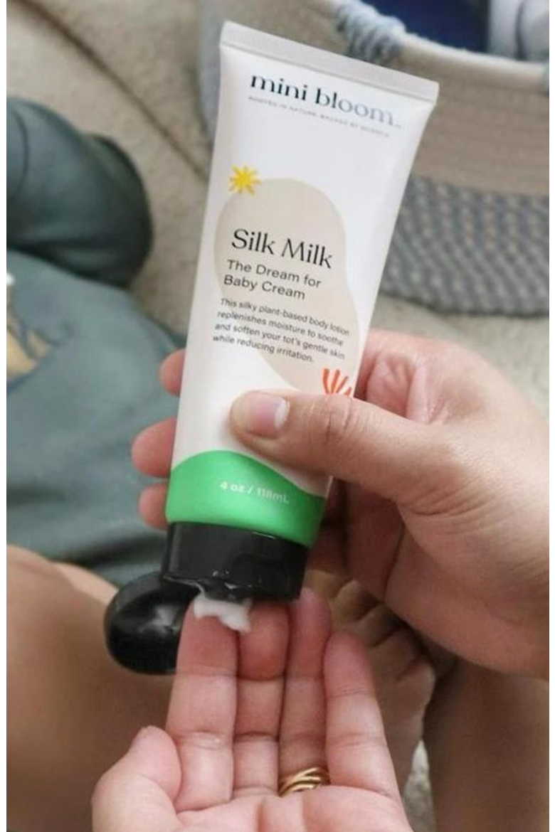 Silk Milk Baby Body Lotion, Alternate, color, Peach / Green
