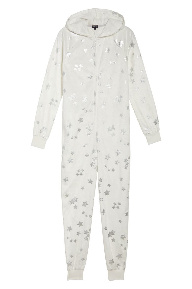 Hooded Jumpsuit, Alternate, color, IVORY