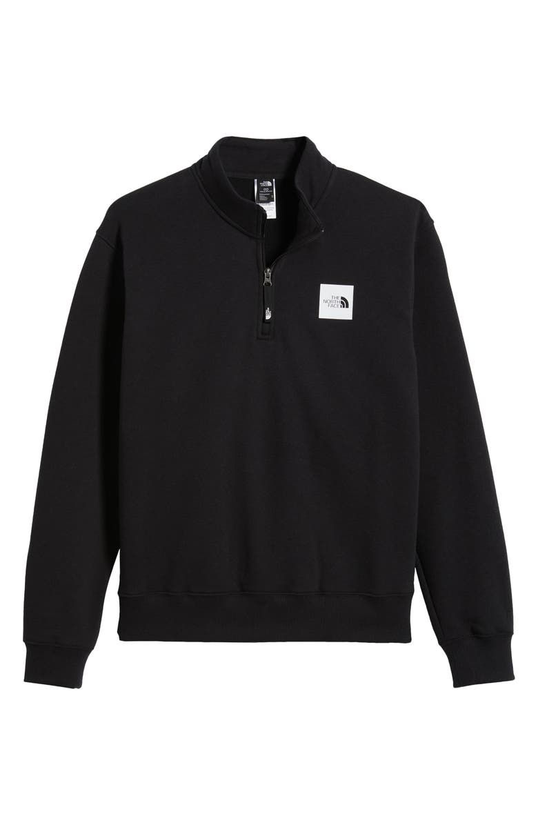 The North Face Box Half Dome Logo Quarter Zip Graphic Pullover, Alternate, color,