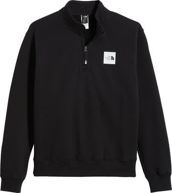 The North Face Box Half Dome Logo Quarter Zip Graphic