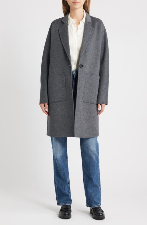 Everest Brushed Wool Blend Coat