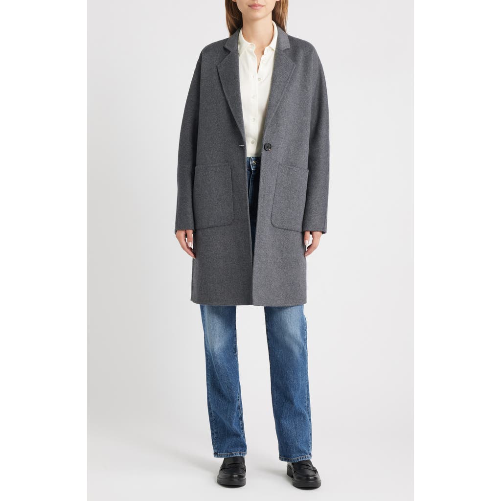 Rails Everest Brushed Wool Blend Coat In Gray