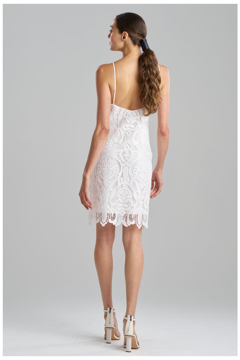 SUZANI LACE Slip Dress, Alternate, color, WHITE