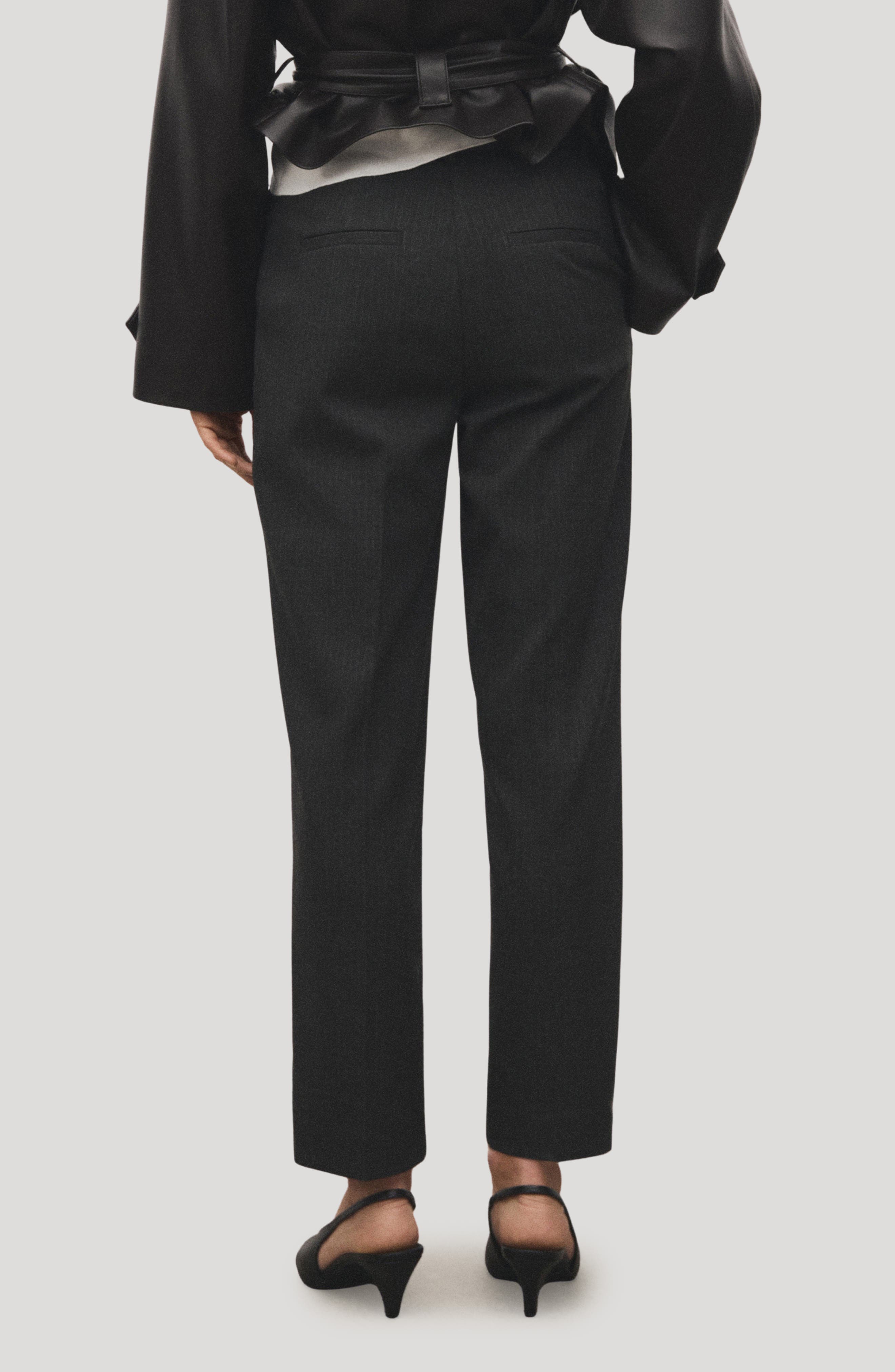 Pinstripe Ankle Pants - image 2