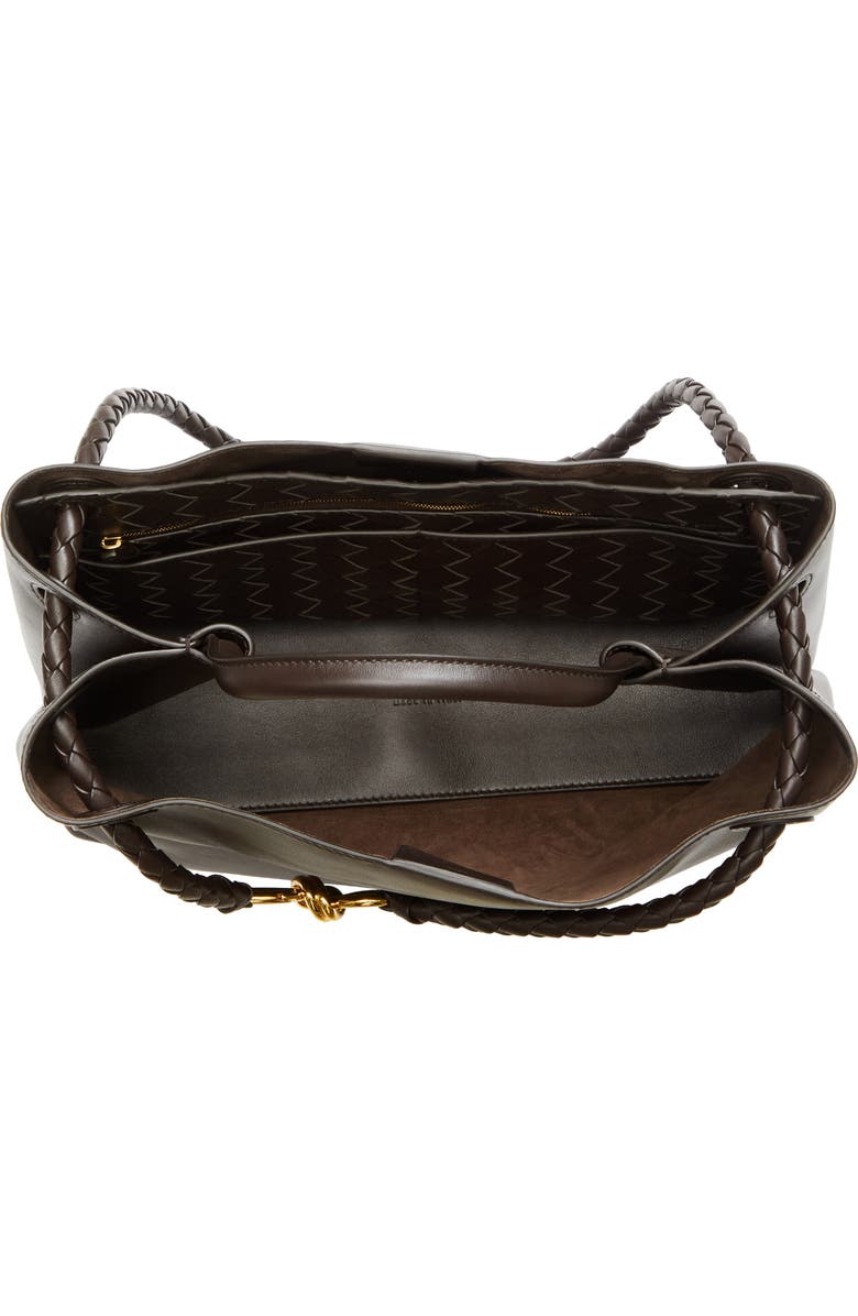 Bottega Veneta Medium Andiamo Leather Shoulder Bag, Alternate, color, 2190 Fondant-M Brass