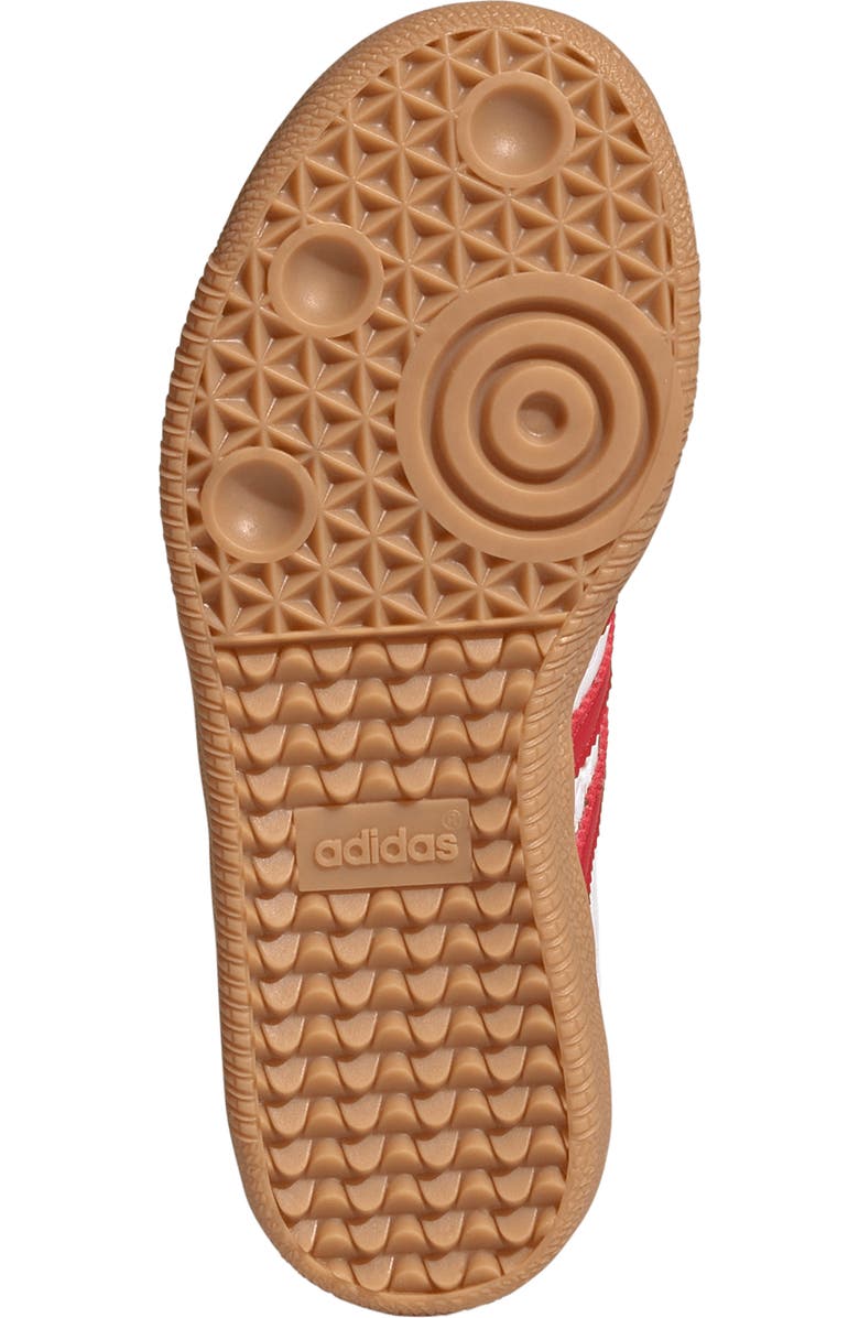 adidas x Disney Kids' Samba OG Sneaker, Alternate, color, White/ Scarlet/ Gum 3