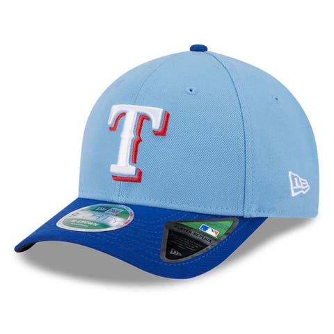 Men's New Era  Light Blue Texas Rangers Player Replica 9FORTY Adjustable Hat