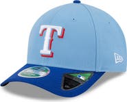 New Era Men's New Era  Light Blue Texas Rangers Player Replica 9FORTY Adjustable Hat